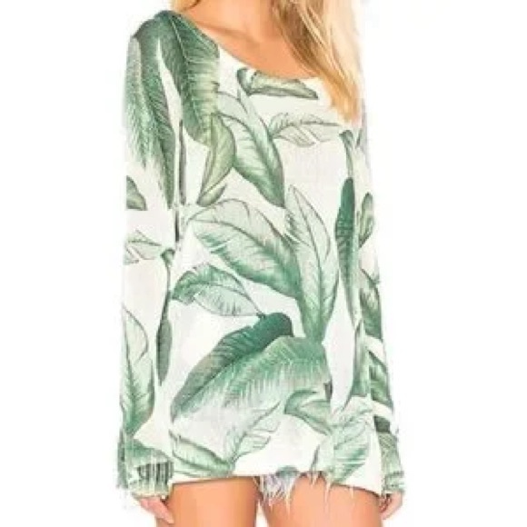 REVOLVE Sweaters - Show Me Your Mumu x REVOLVE Ryan Rene Reversible Sweater in Palmtini Knit